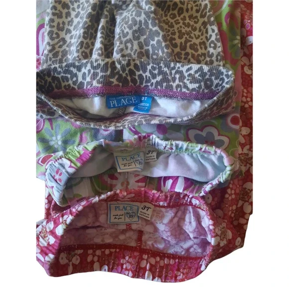 The Children's Place Bundle 1 Pink Top, 3 Matching Pants Size 3T - Picture 6 of 8